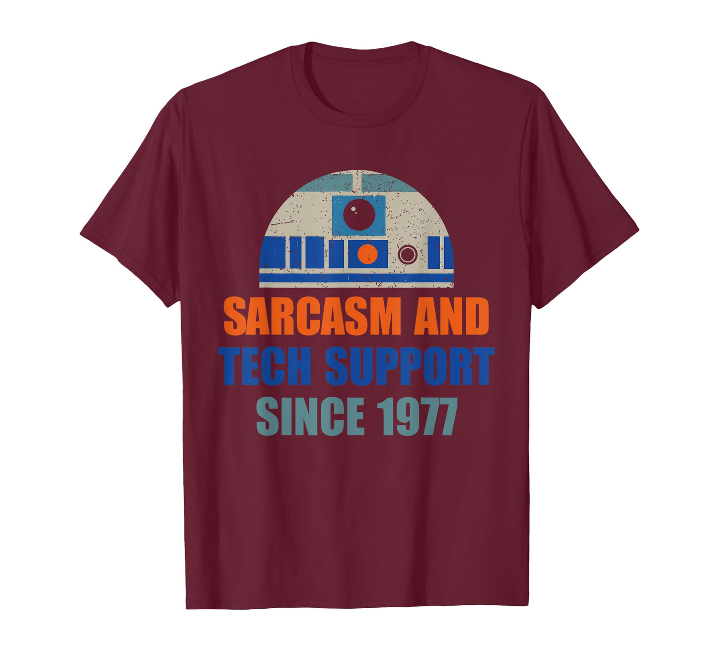 Sarcasm And Tech-Support Since-1977 Funny Design T-Shirt