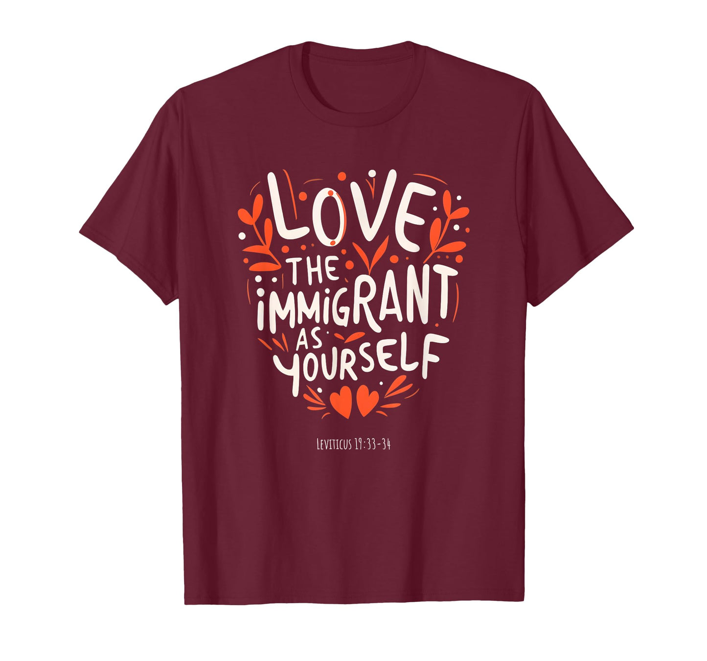 Pastor Church Christian Christian Bible Verse Immigration Immigrants T-Shirt