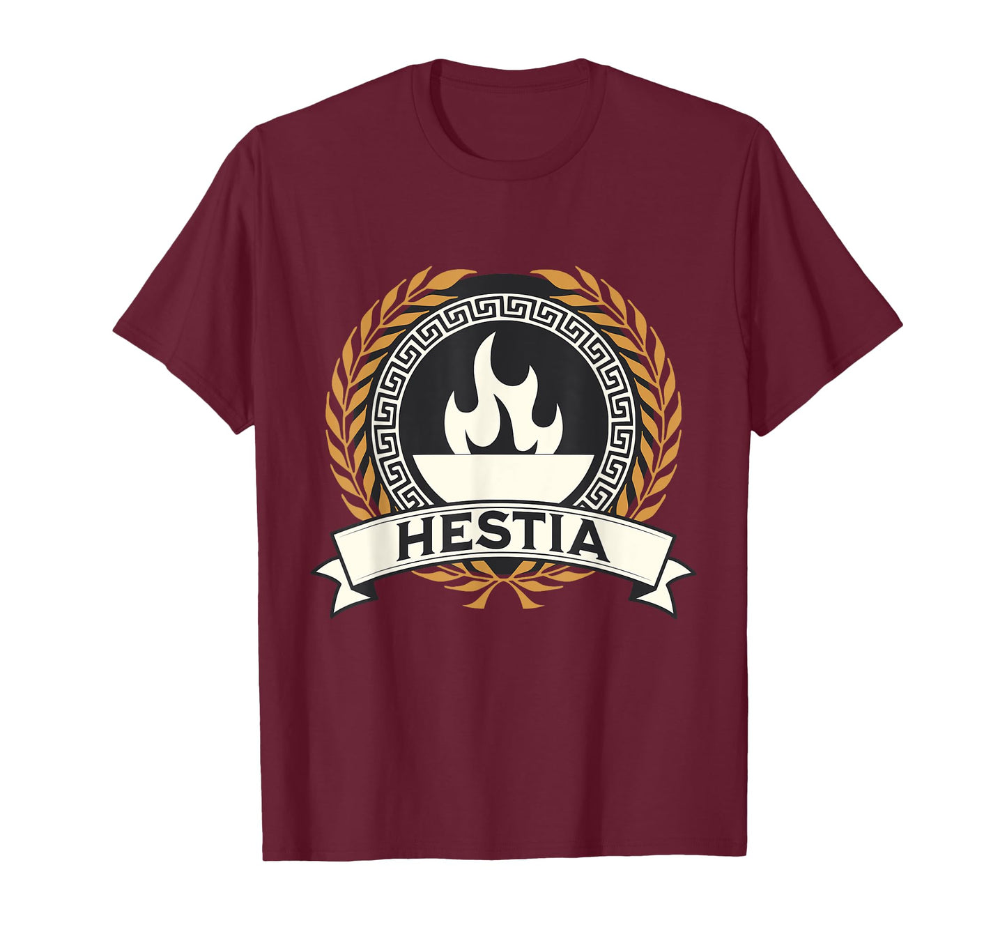 Hestia Ancient Greek Goddess Symbol T-Shirt