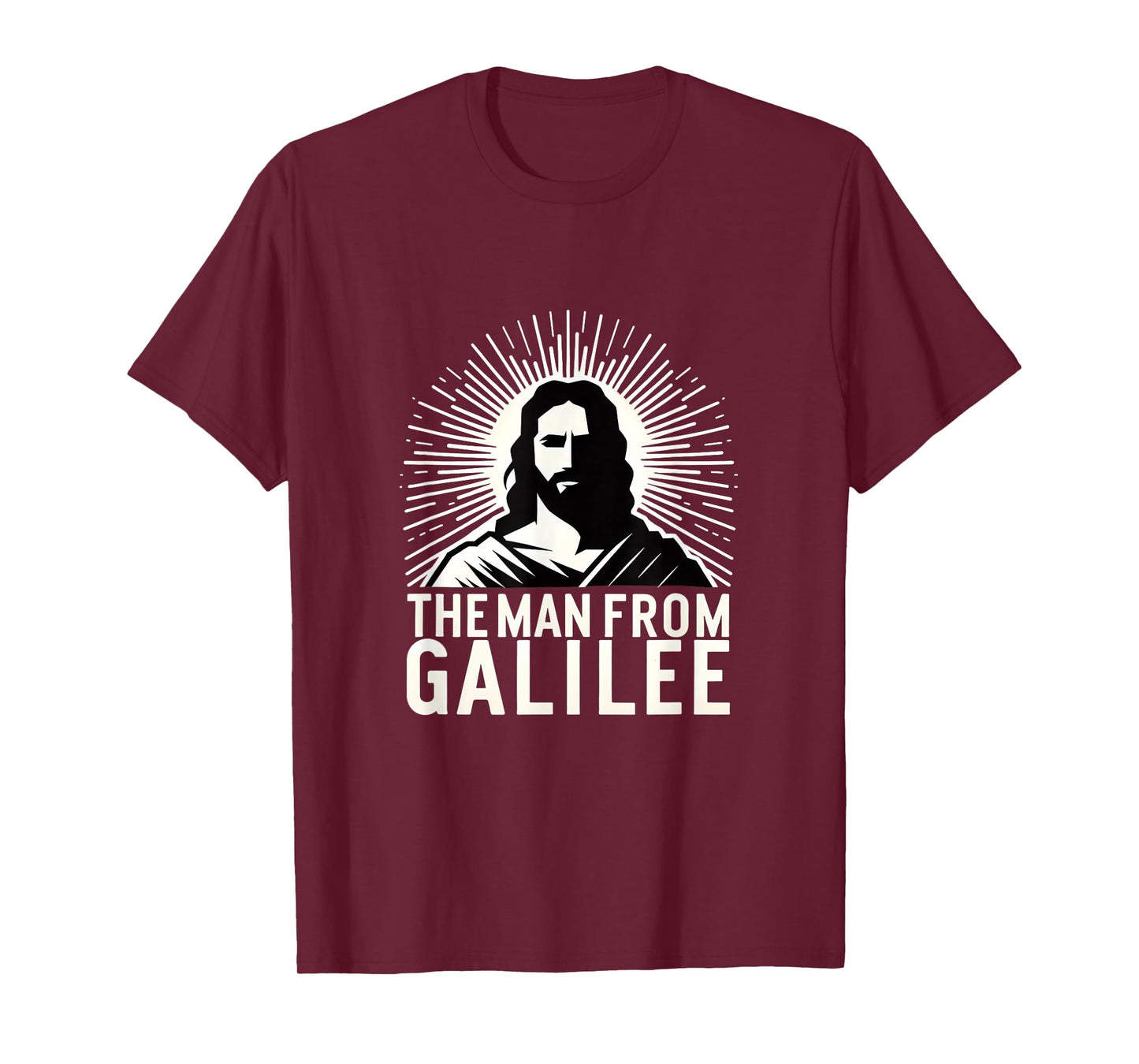 The Man from Galilee Iconic Christian Faith Spiritual Design T-Shirt