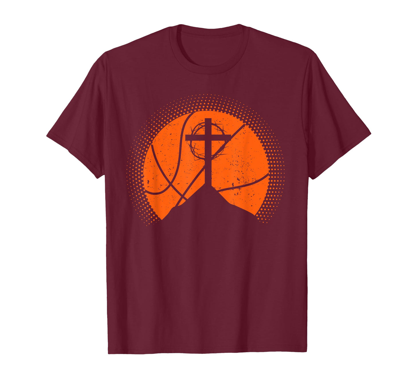 Christian basketball jesus christ basketball religious funny T-Shirt