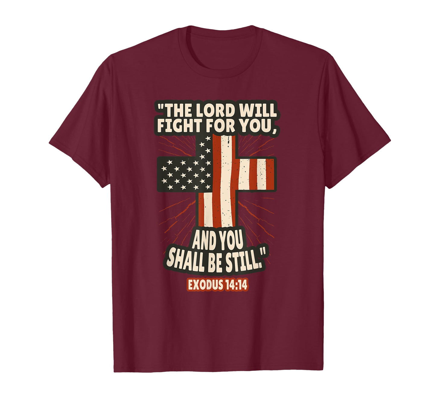 Exodus 14:14 Bible Verses Scripture T-Shirt