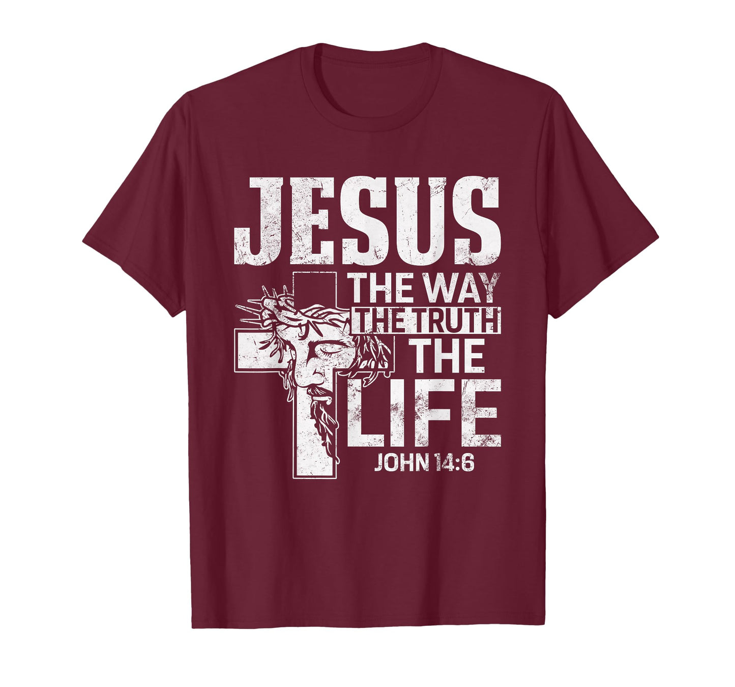 Jesus the Way the Truth the Life John 14:6 Christian T-Shirt