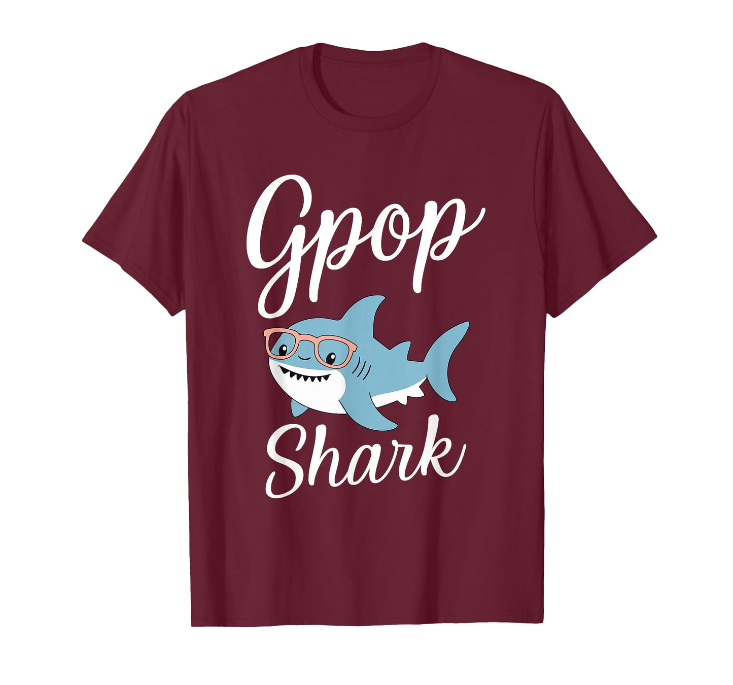 G-Pop Shark Funny Matching Family Grandpa GPop T-Shirt