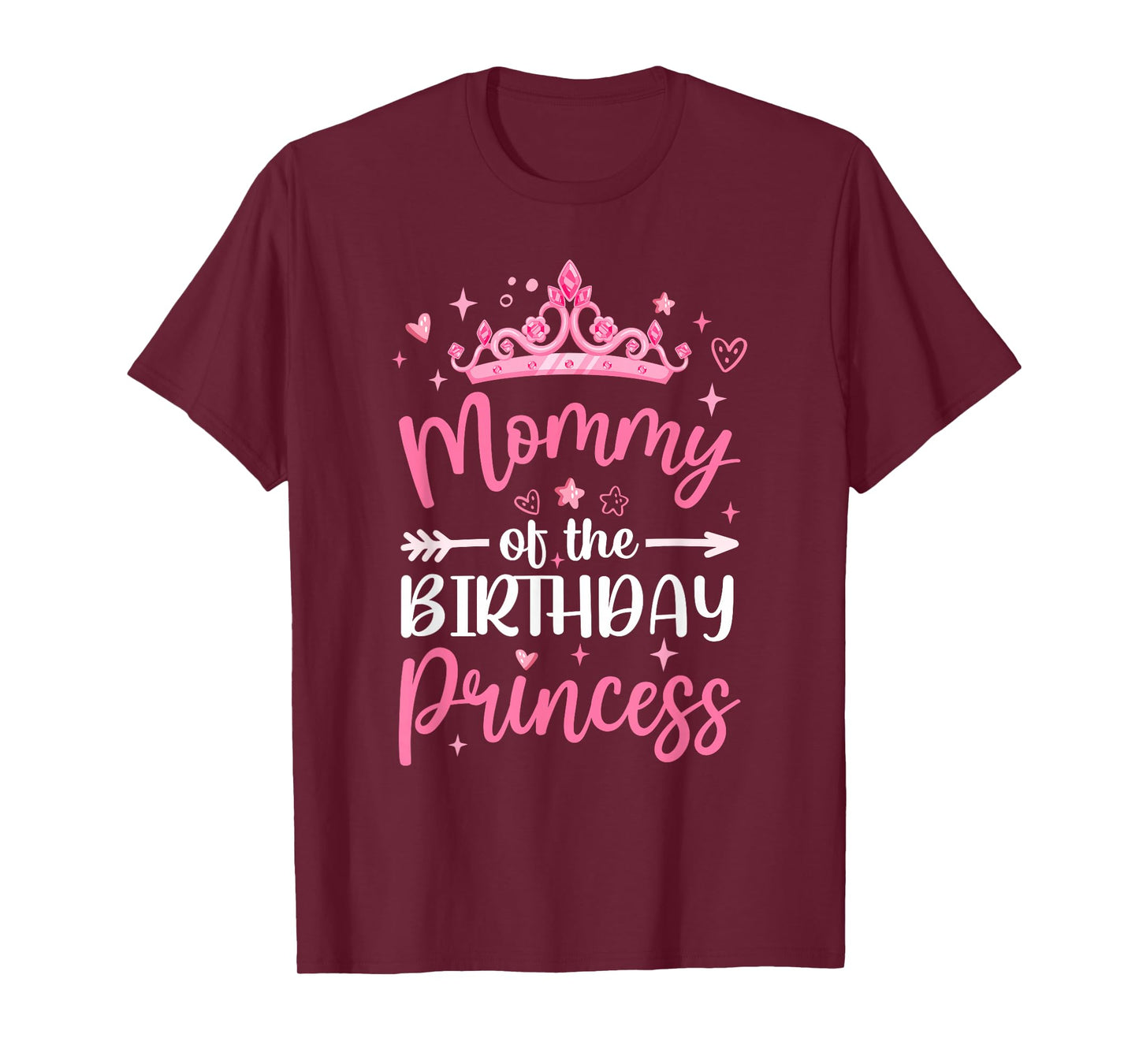 Mommy Of The Birthday Princess Birthday Girl Kid Family T-Shirt
