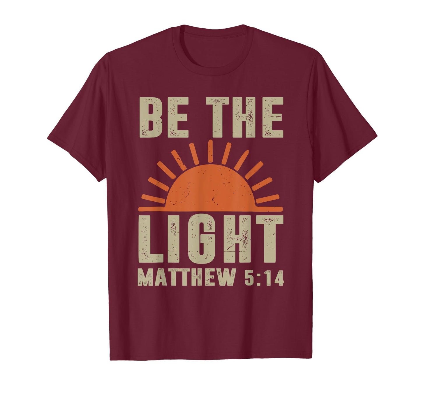 Toddler Be The Light God Son Sister Brother Christian Jesus T-Shirt