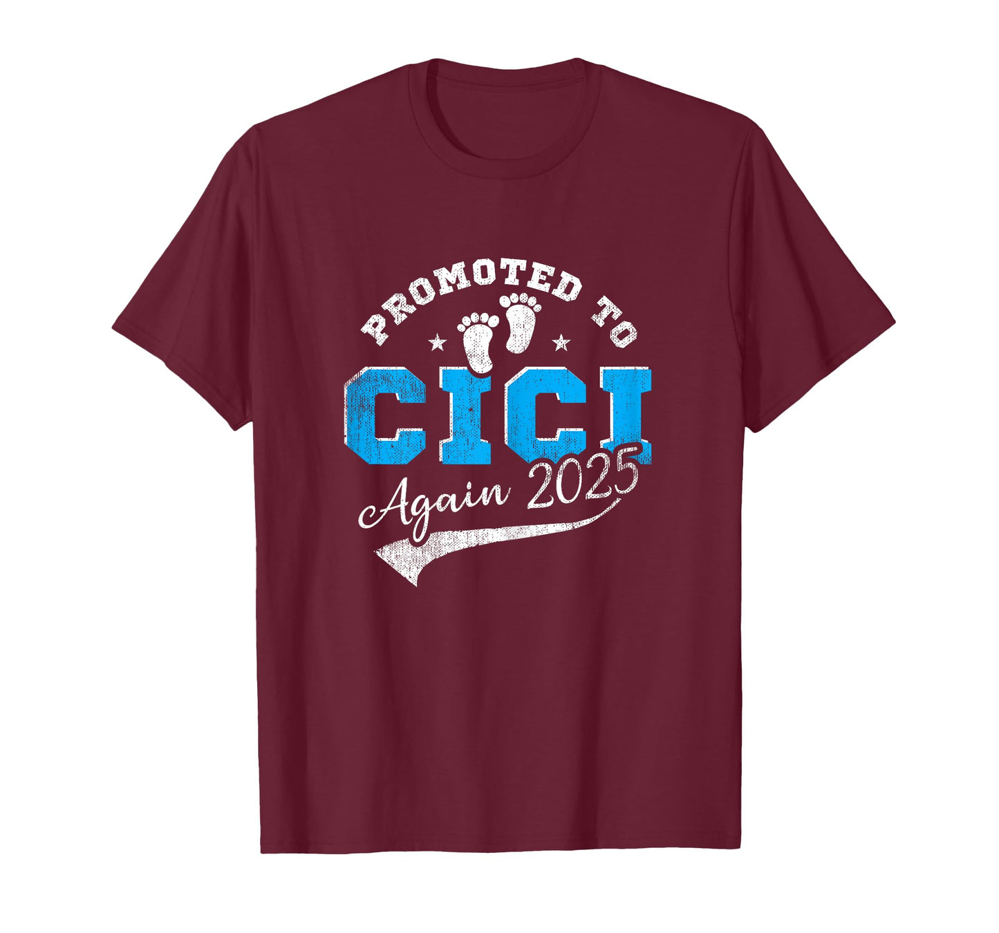 Promoted To Cici Again 2025 Grandma 2nd Time Announce T-Shirt