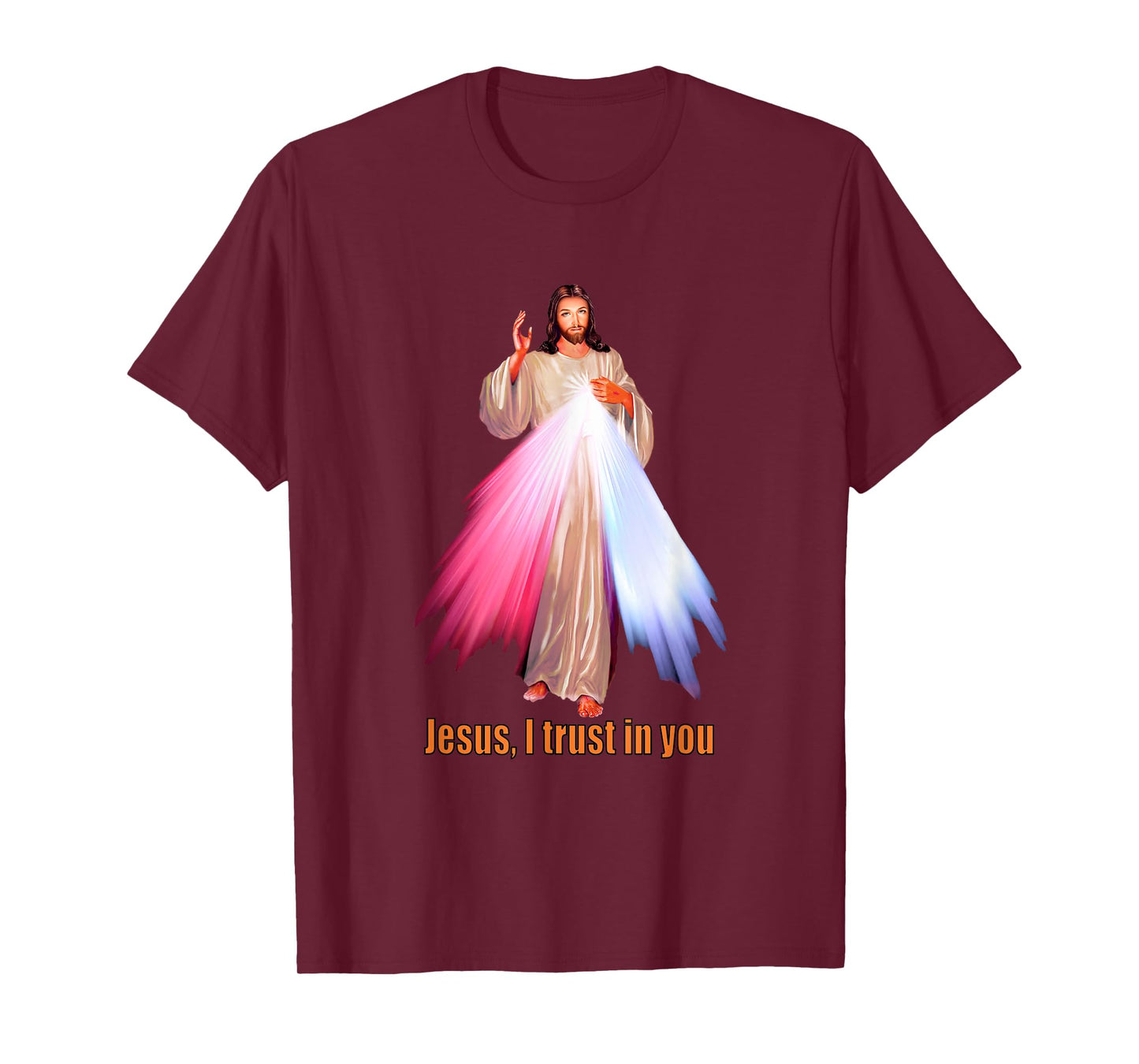 Jesus I trust in You Divine Mercy Image T-Shirt