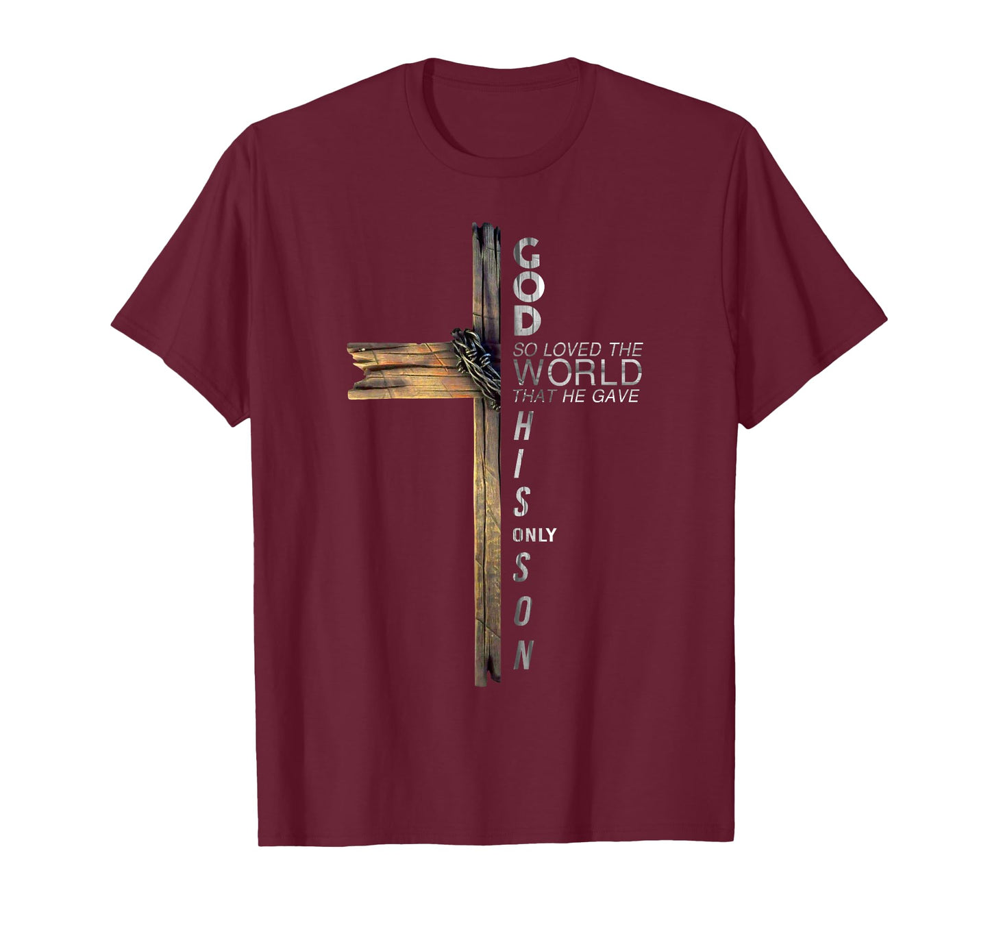Son Of God Jesus Christ Cross Christian 9 John 3 16 T-Shirt