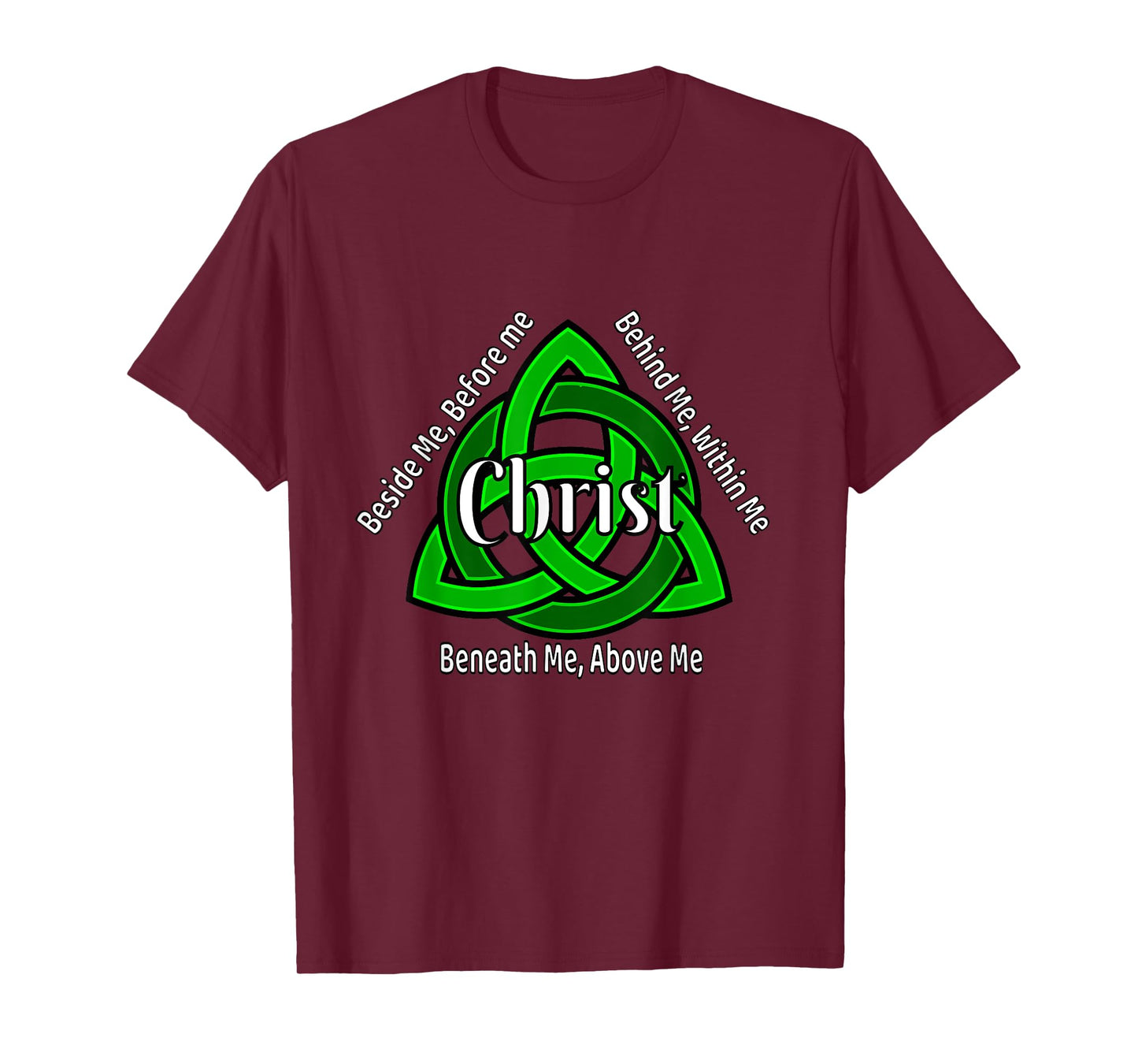 Celtic Trinity Knot Shirt St Patricks Prayer Christian Gifts T-Shirt
