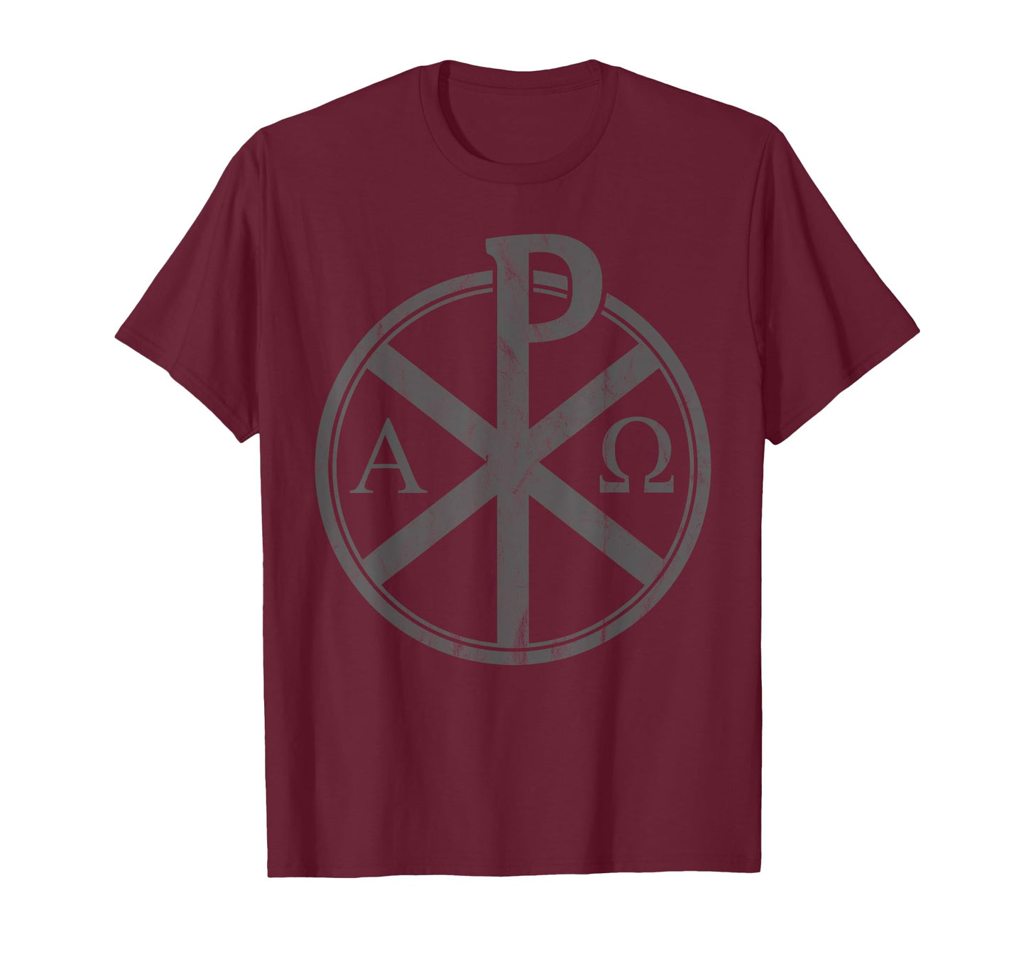 The Chi-Rho Cross - Jesus Christ Symbol - v4 Vintage T-Shirt