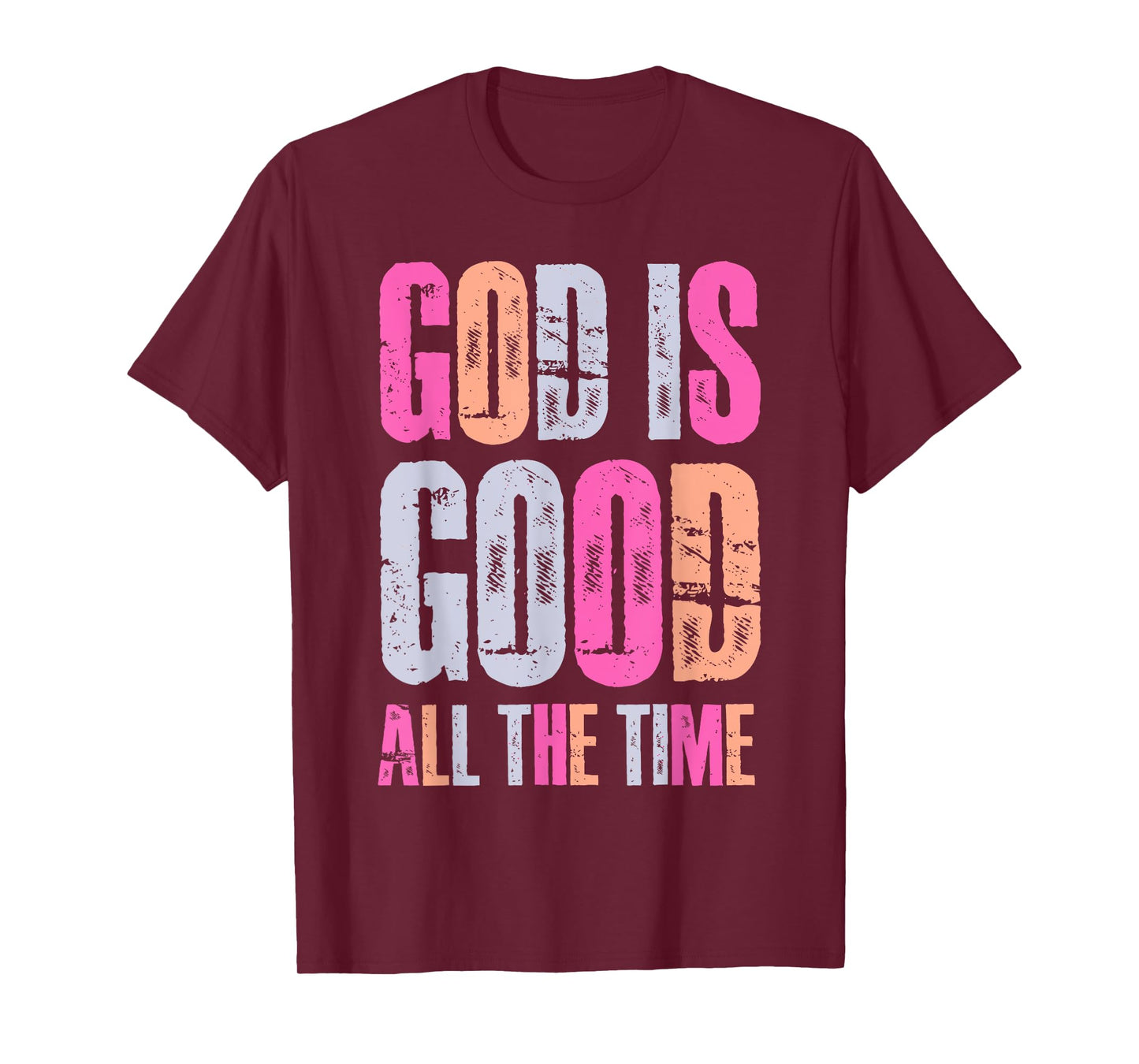 God is Good All The Time Religious Christian Jesus Vintage T-Shirt