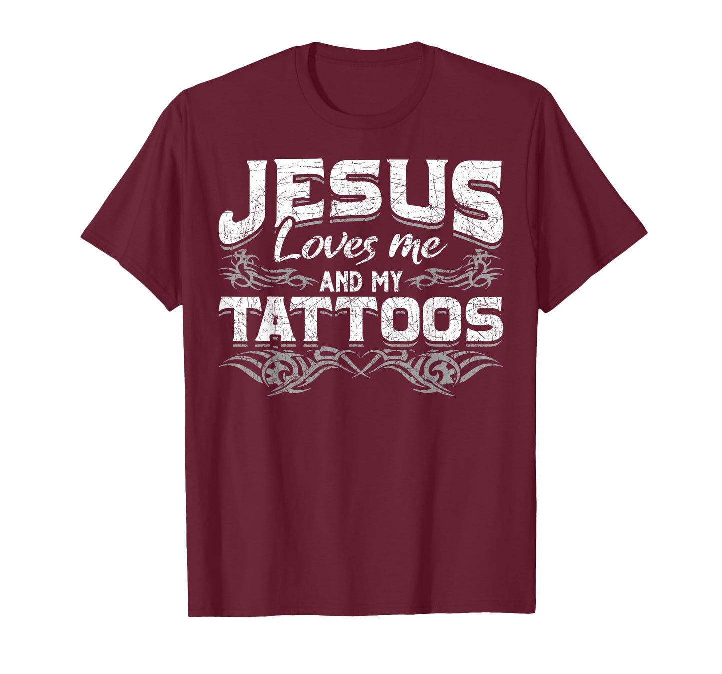 Inked Jesus Prayer Tattooed Christian Tattoo Artist Tattoo T-Shirt