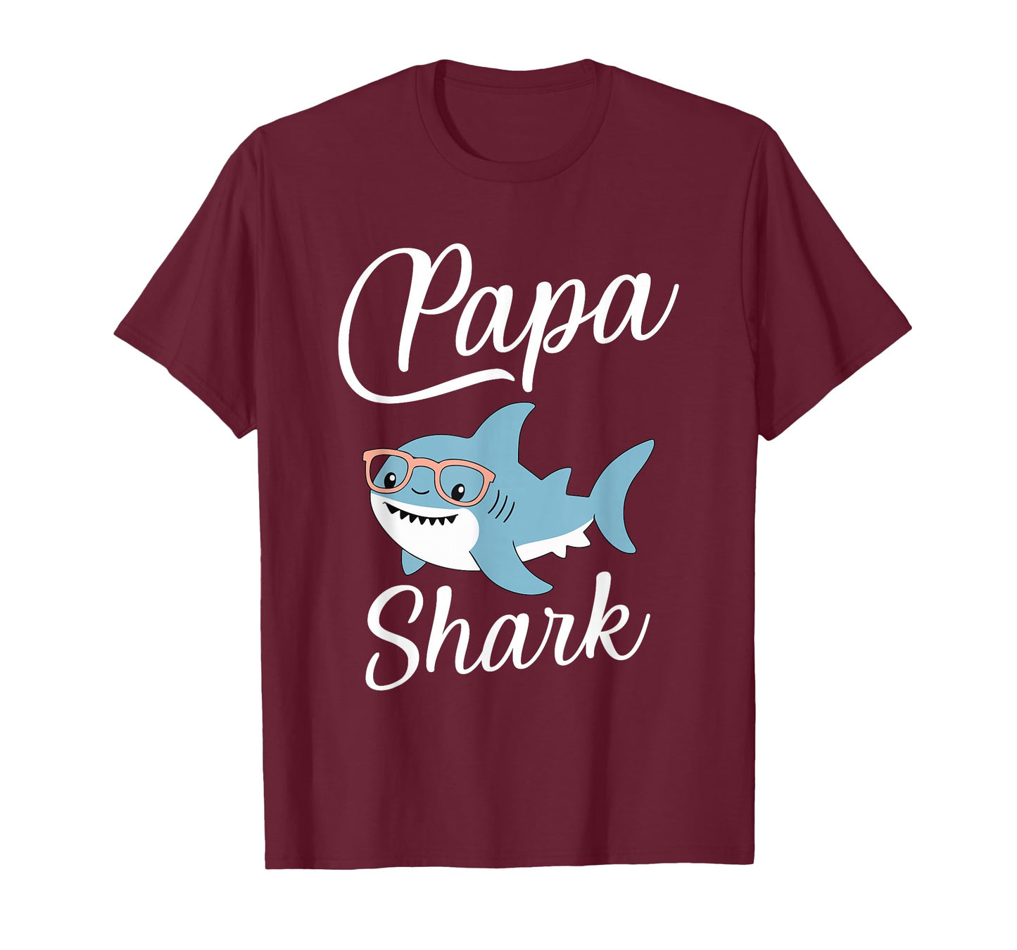 Papa Shark Funny Matching Family Grandpa T-Shirt