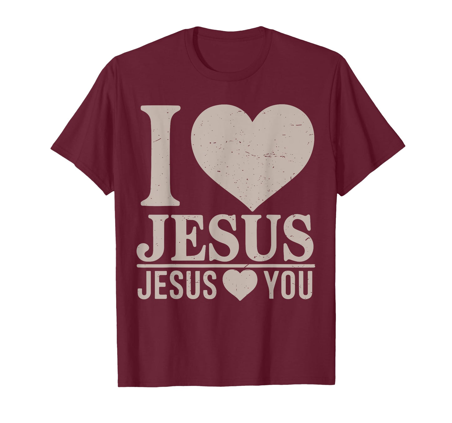 Toddler I Love Jesus Loves You Me Christian God Son Sister T-Shirt