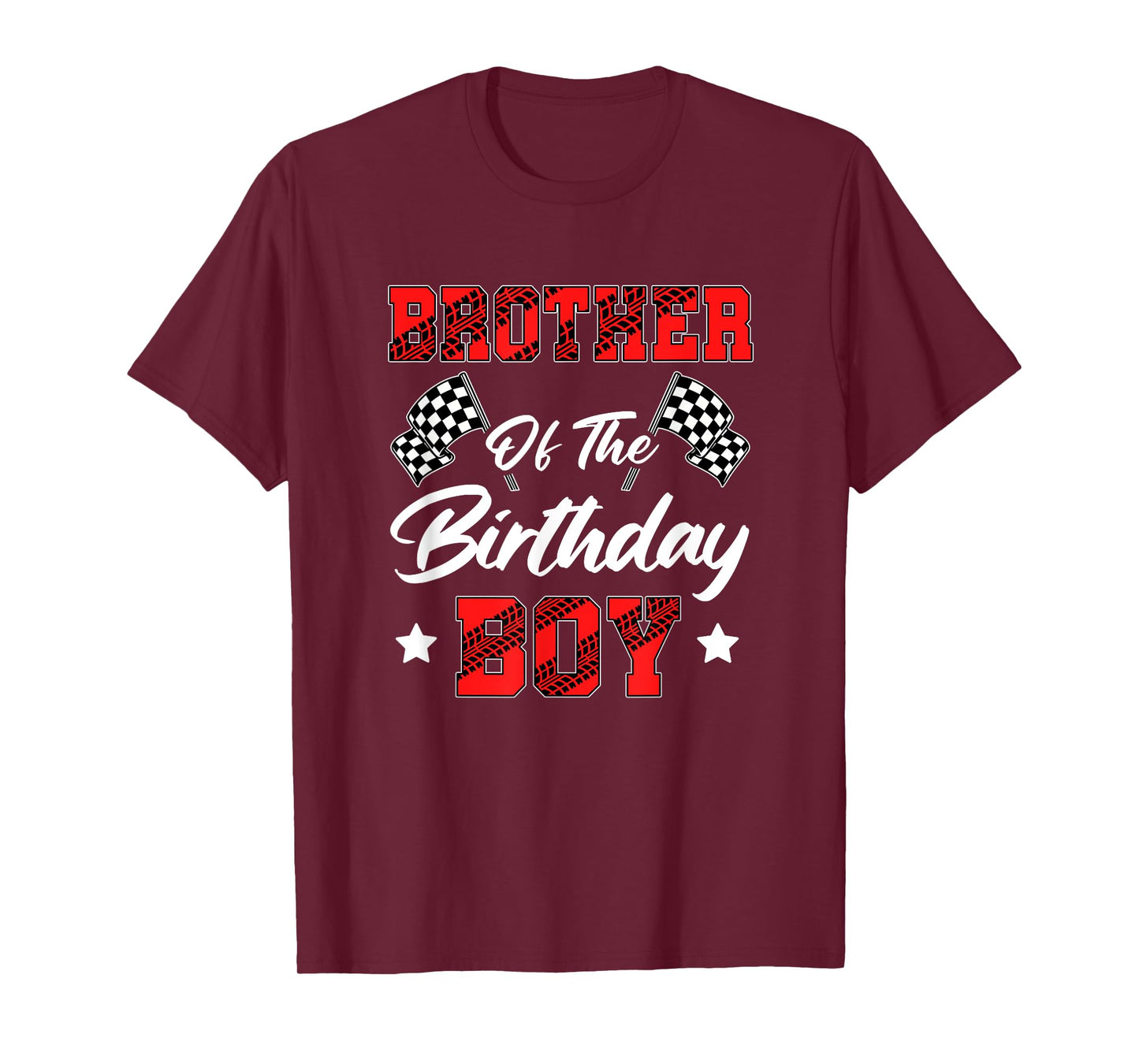 Race Car Brother Of The Birthday Boy Racing Family Pit Crew T-Shirt