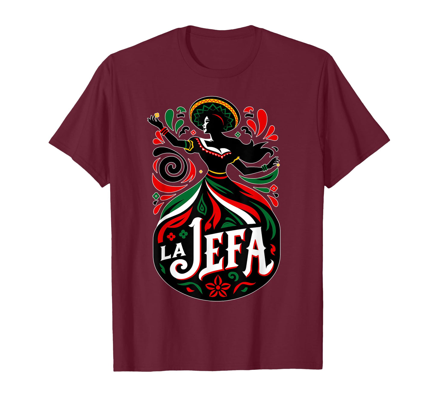 La Jefa The Boss in Spanish Funny Mexican Quote T-Shirt