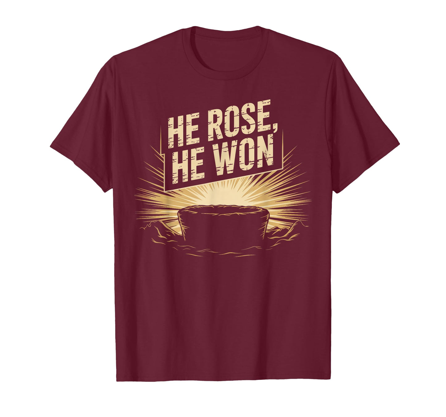 Easter Resurrection He Rose Won Celebration T-Shirt