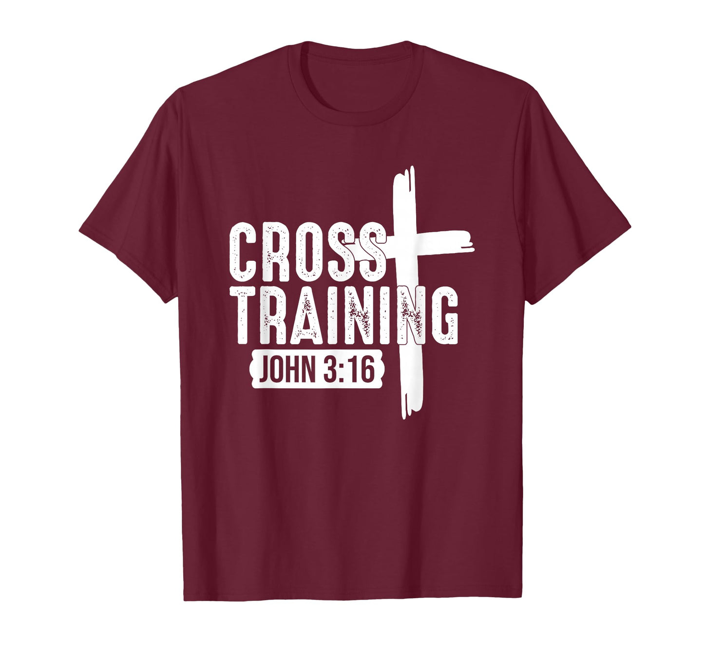Cross Training Christian - Bible Verse Inspirational Gym T-Shirt
