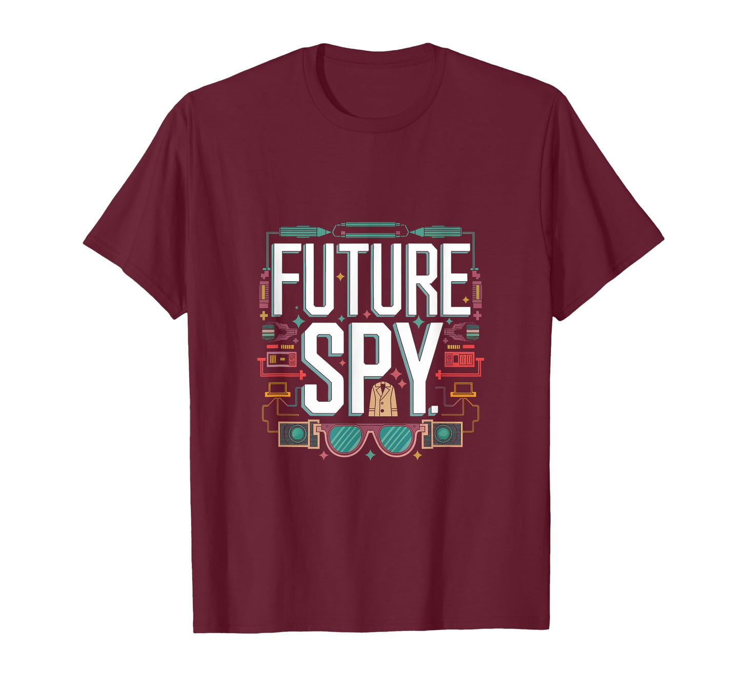 Future Spy Toddler Kids School Sarcastic Joke Gag Women Men T-Shirt