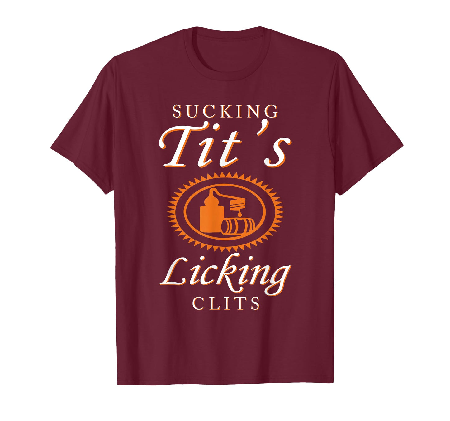 Women Sucking Tits Licking Funny Adult Joke Saying Quote T-Shirt