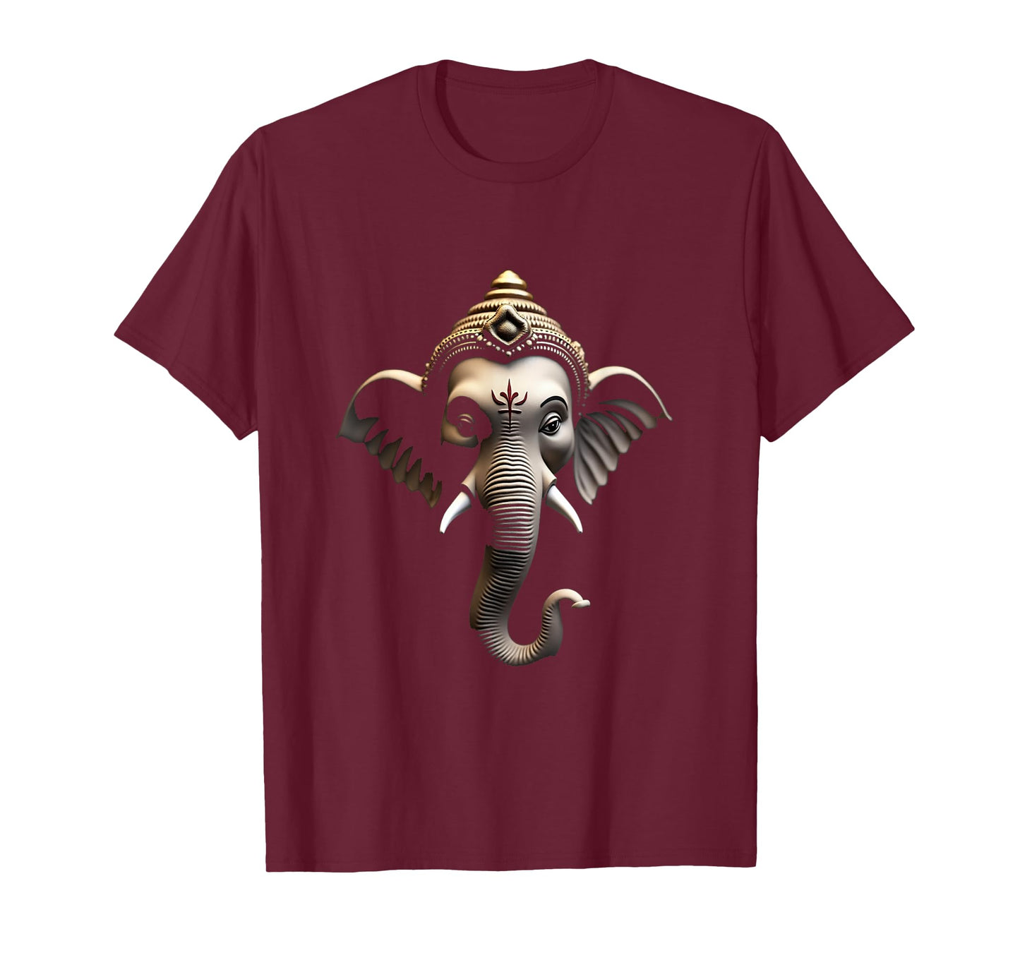 Ganesha Head Hindu God Art T-Shirt