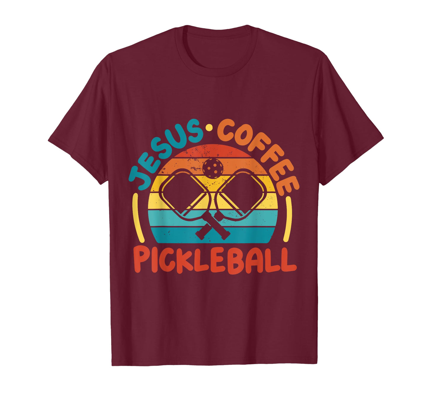 Jesus Coffee Pickleball T-Shirt