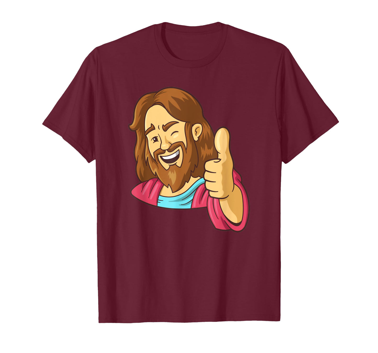 Jesus Christ Thumbs Up Funny Jesus Meme T-Shirt