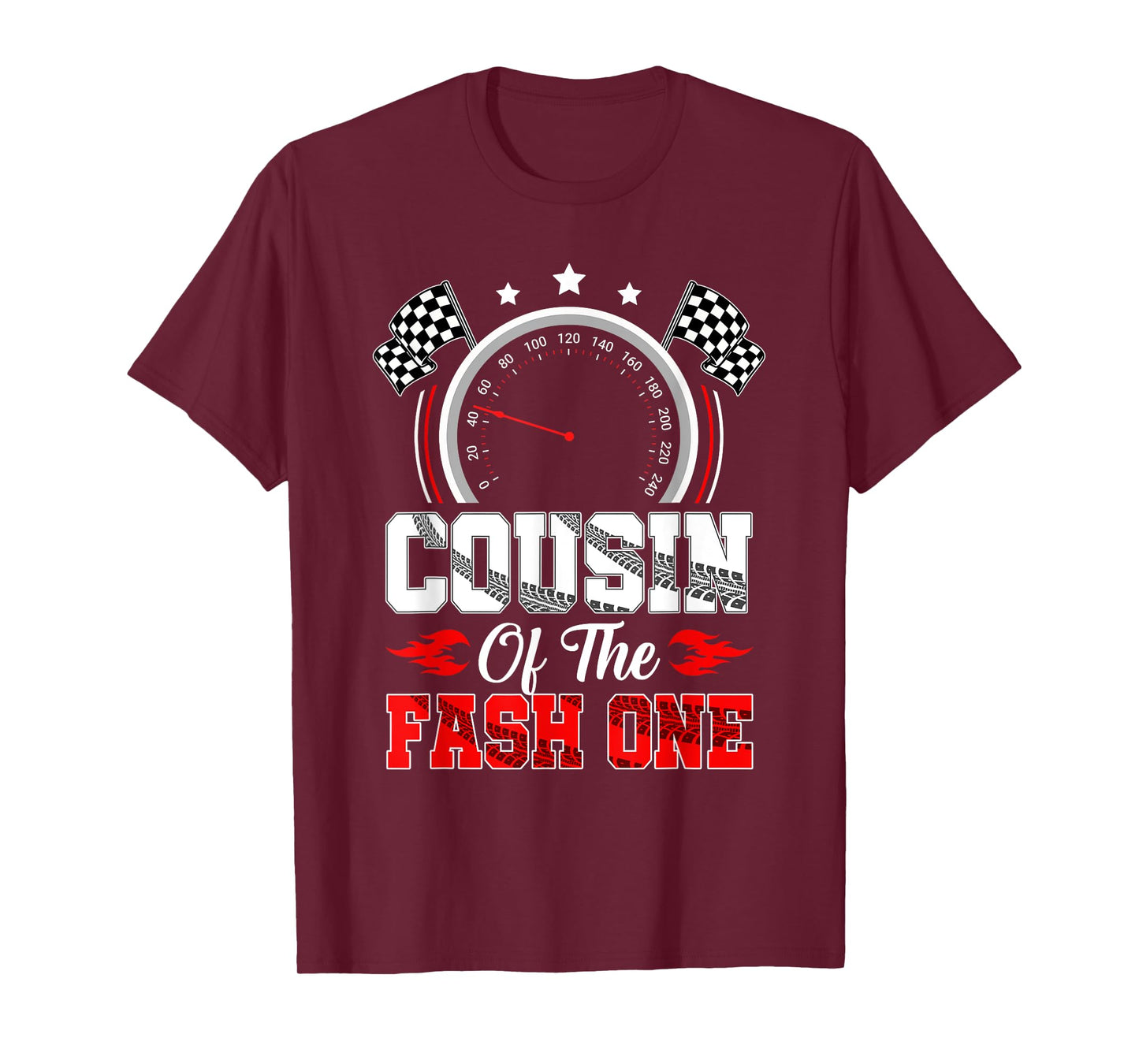 Cousin Of The Fast One 1St Birthday Racing Car Family T-Shirt