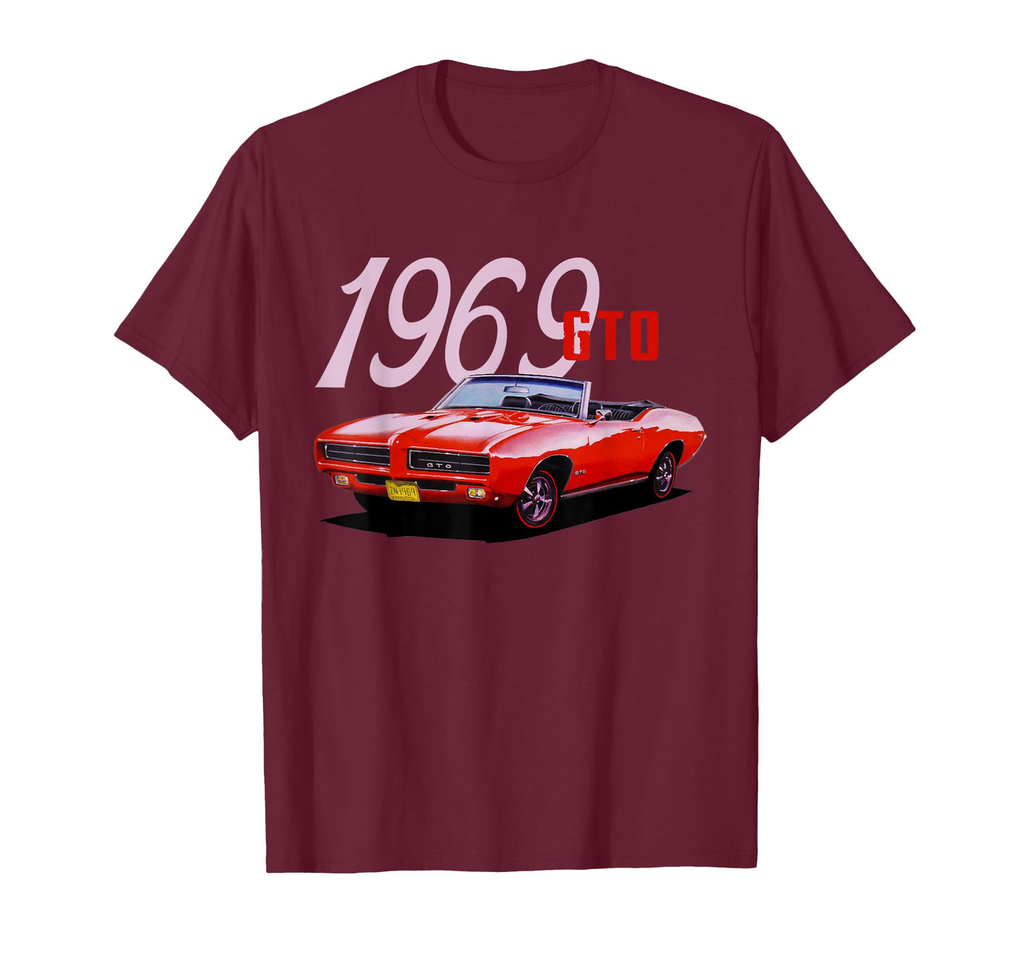 1969 69 GTO Classic Car Old School Muscle Car T-Shirt