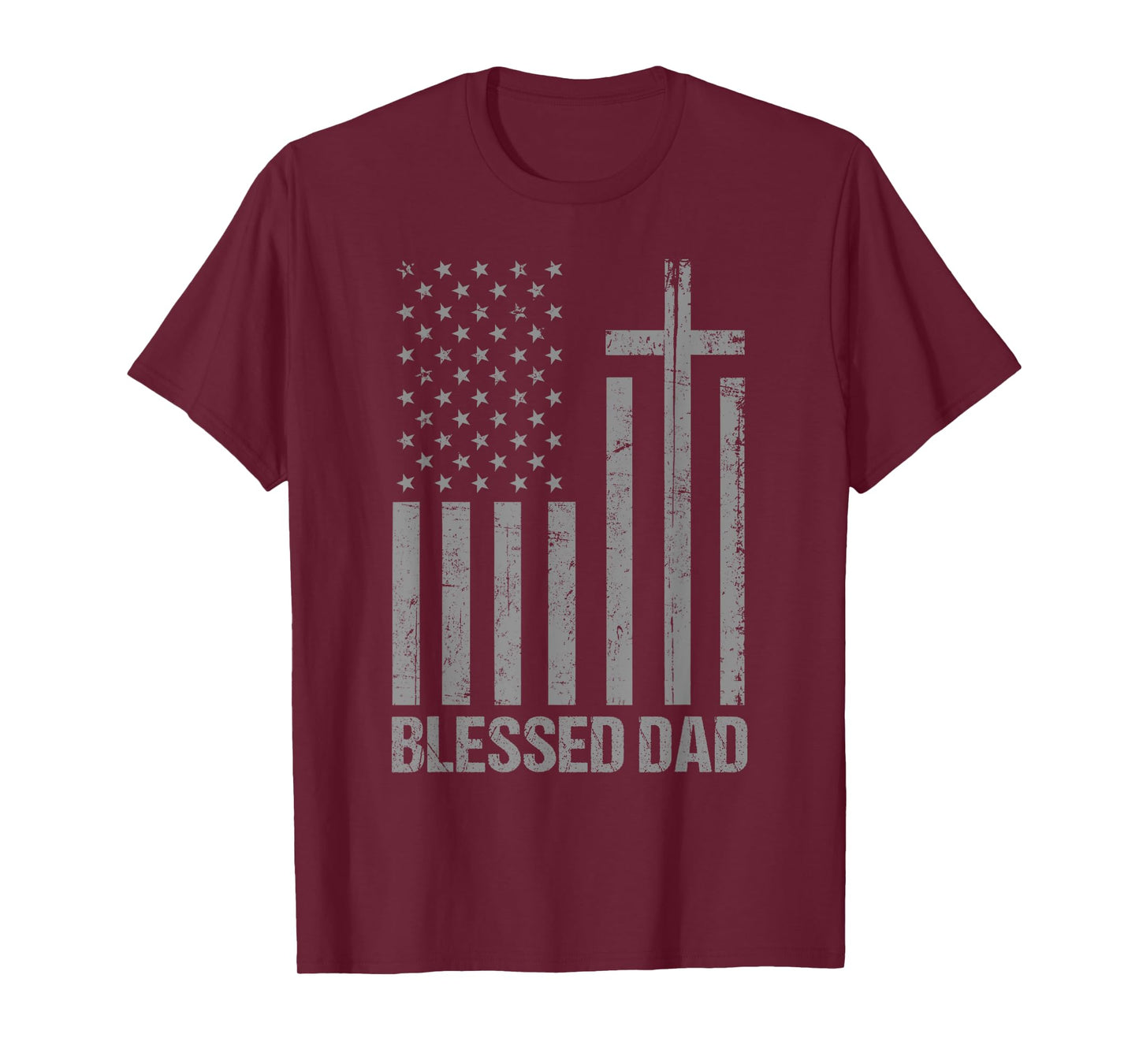 Christian Shirts For Men Fathers Day Tshirts For Blessed Dad T-Shirt