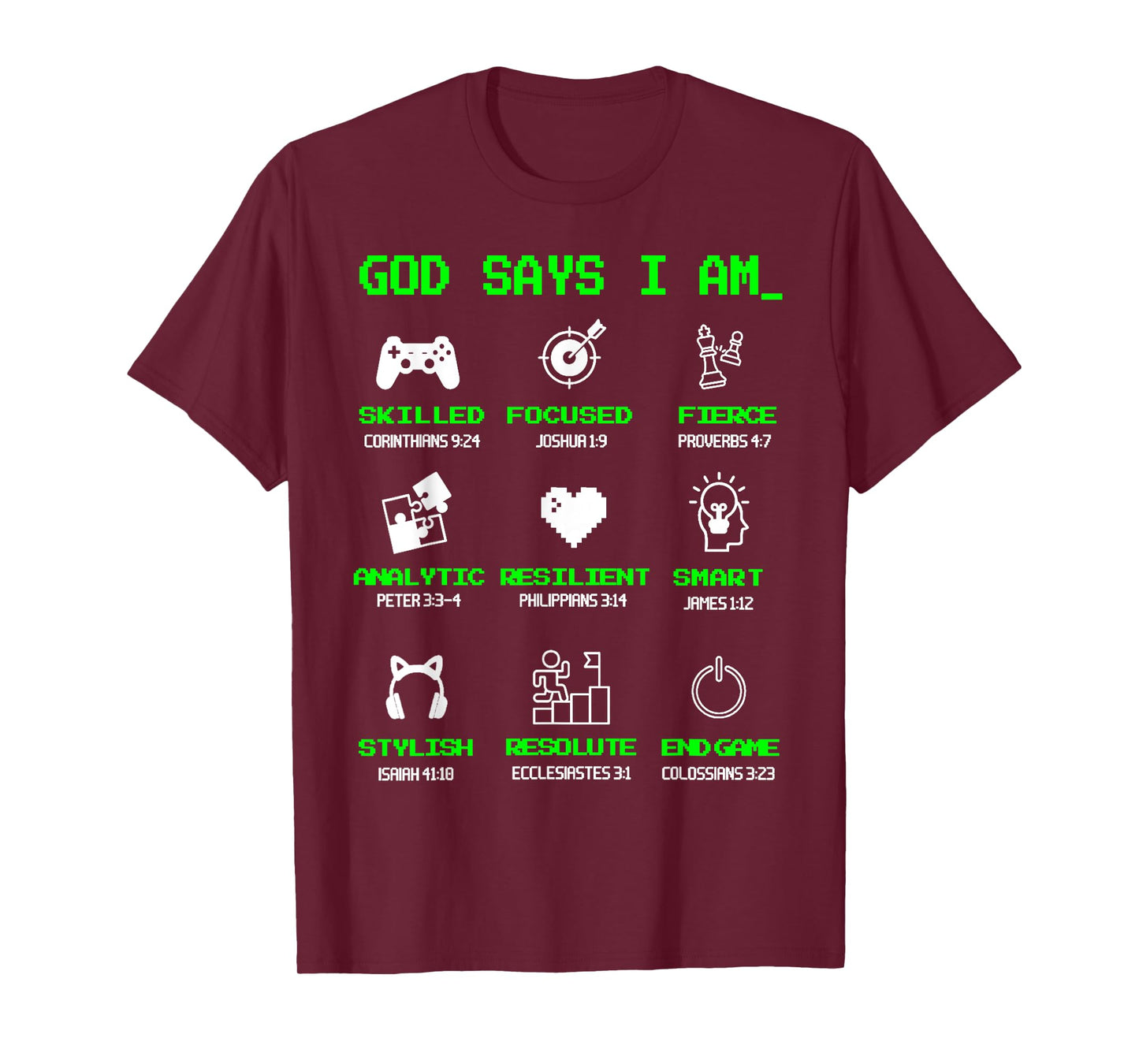 GOD SAYS I AM GAMING | GAMER FUNNY VIDEOGAME T-Shirt