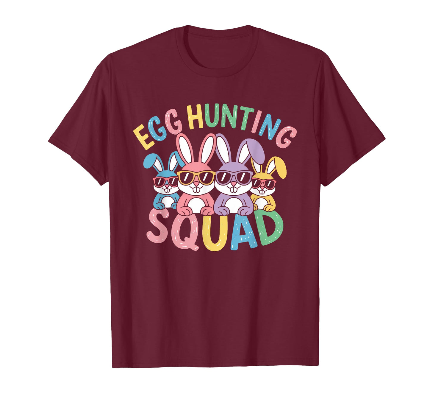 Happy Easter Bunny Egg Hunting Squad Crew Family Boy Girl T-Shirt