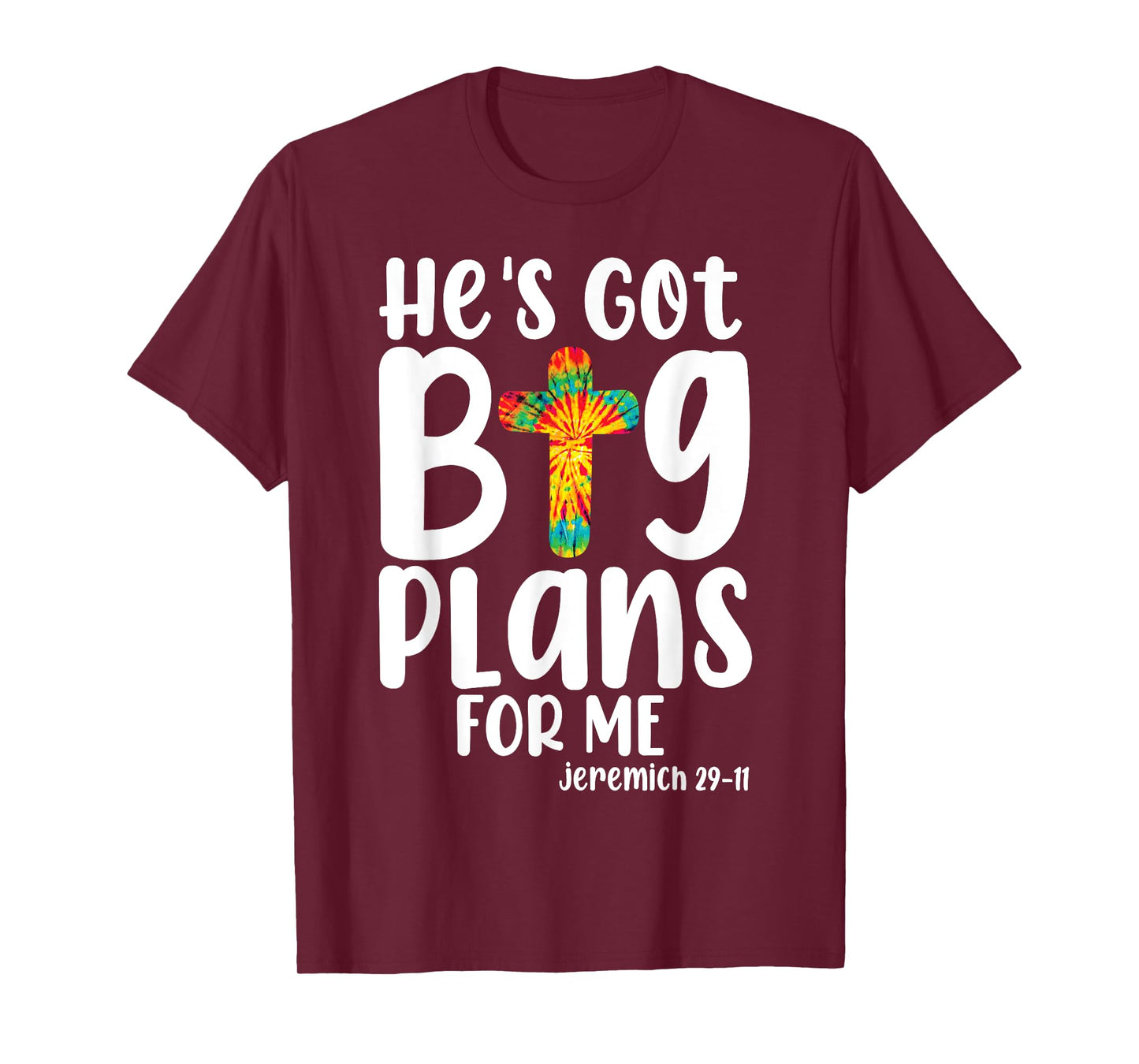 He's Got Big-Plans For Me Christian Bible Verse Kids Boys T-Shirt