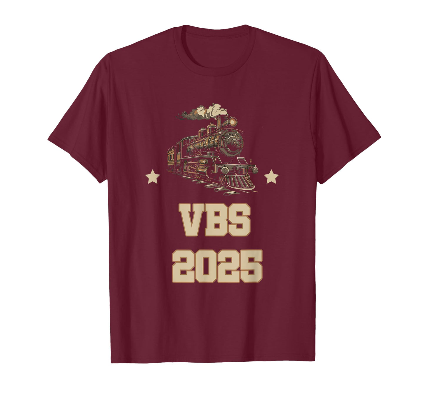 Trains at VBS 2025 Vacation Bible School Railroad VBS Team T-Shirt