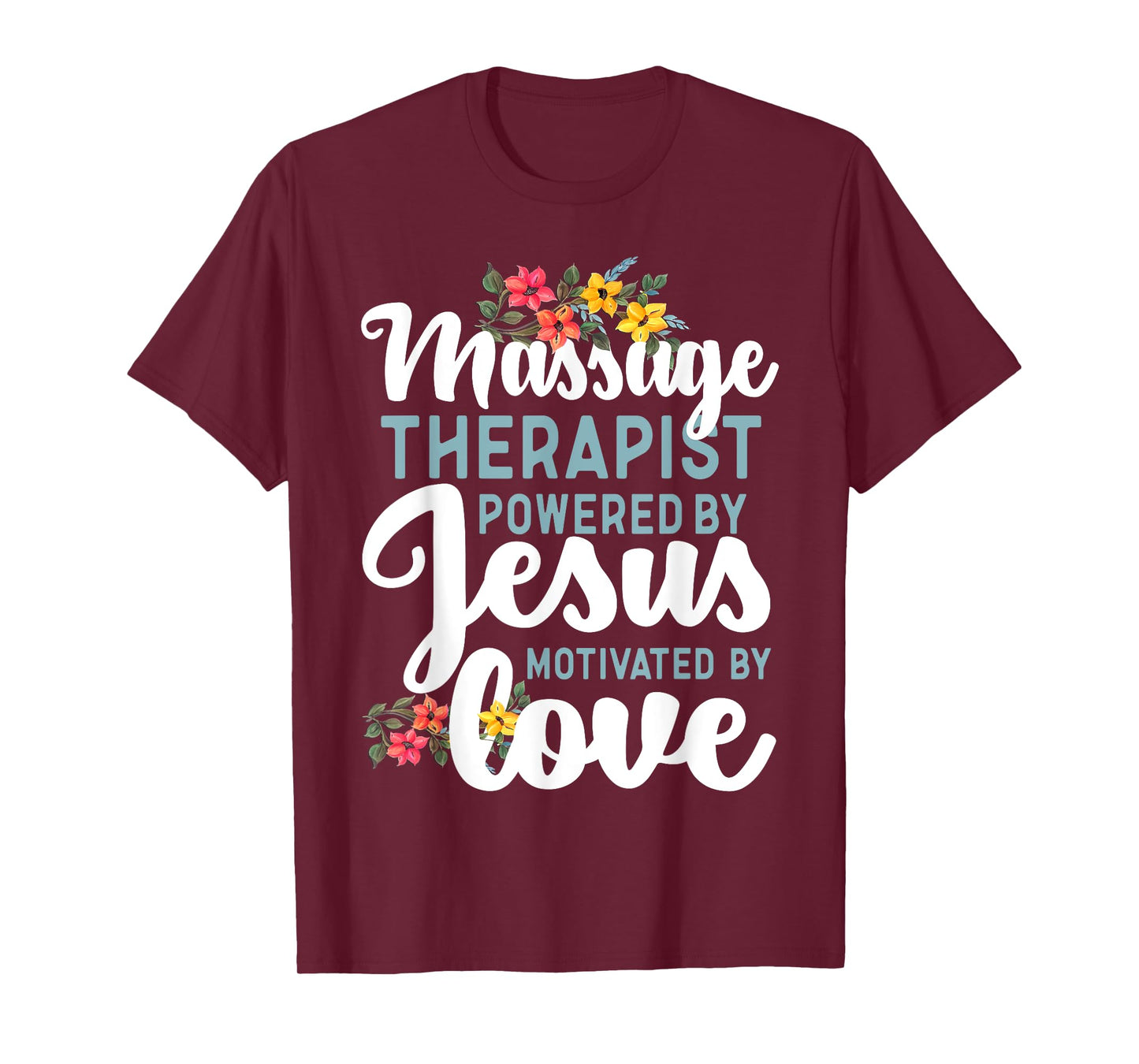 Licensed Massage Therapist Therapy Jesus Faith Massage T-Shirt