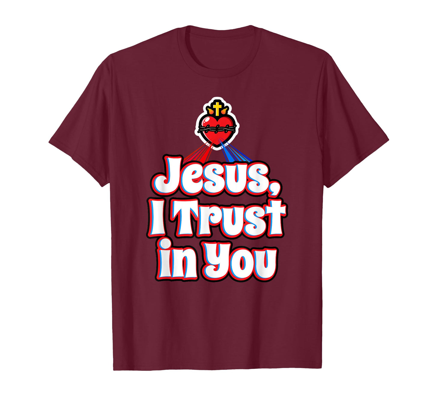 Divine Mercy for Kids Jesus I Trust in You Sacred Heart Cute T-Shirt