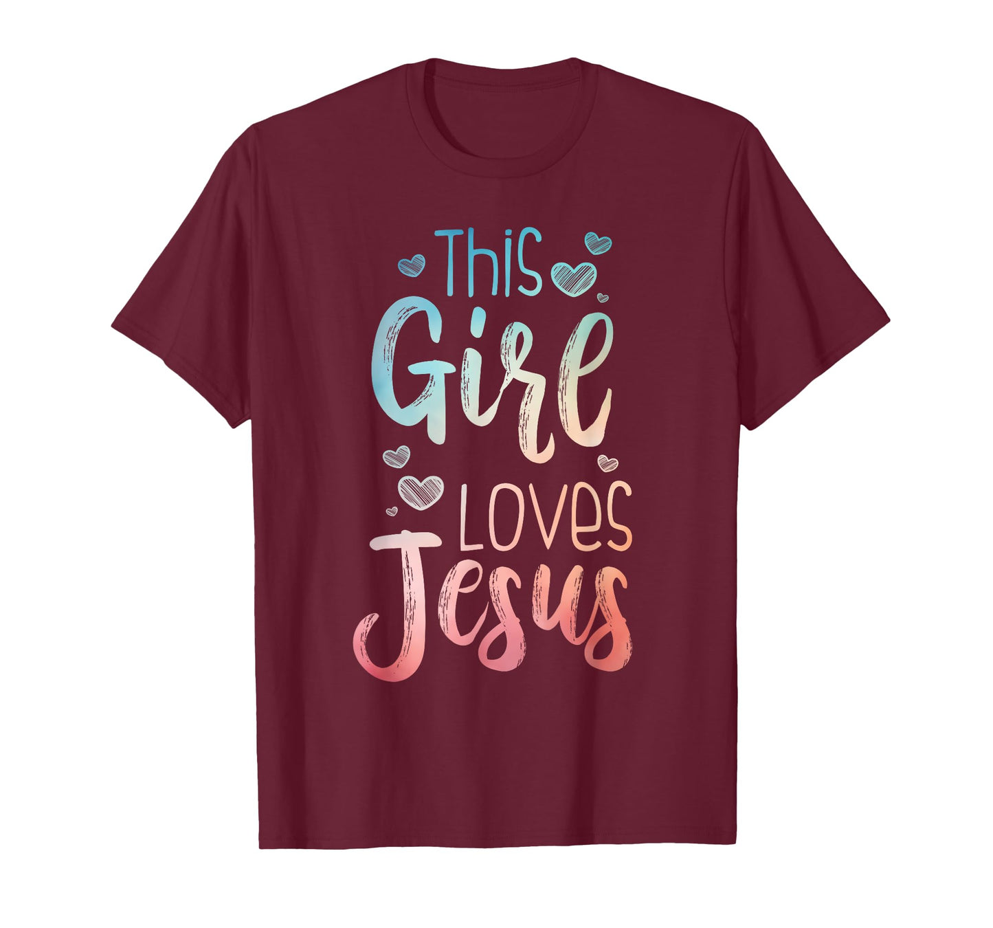 Best Jesus Art For Women Girl Religion Christian Decoration T-Shirt