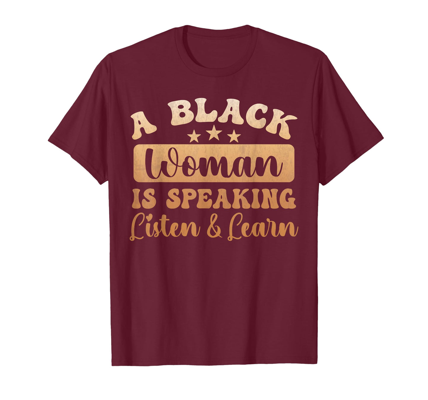 Blackity Black history month a Black woman is speaking funny T-Shirt