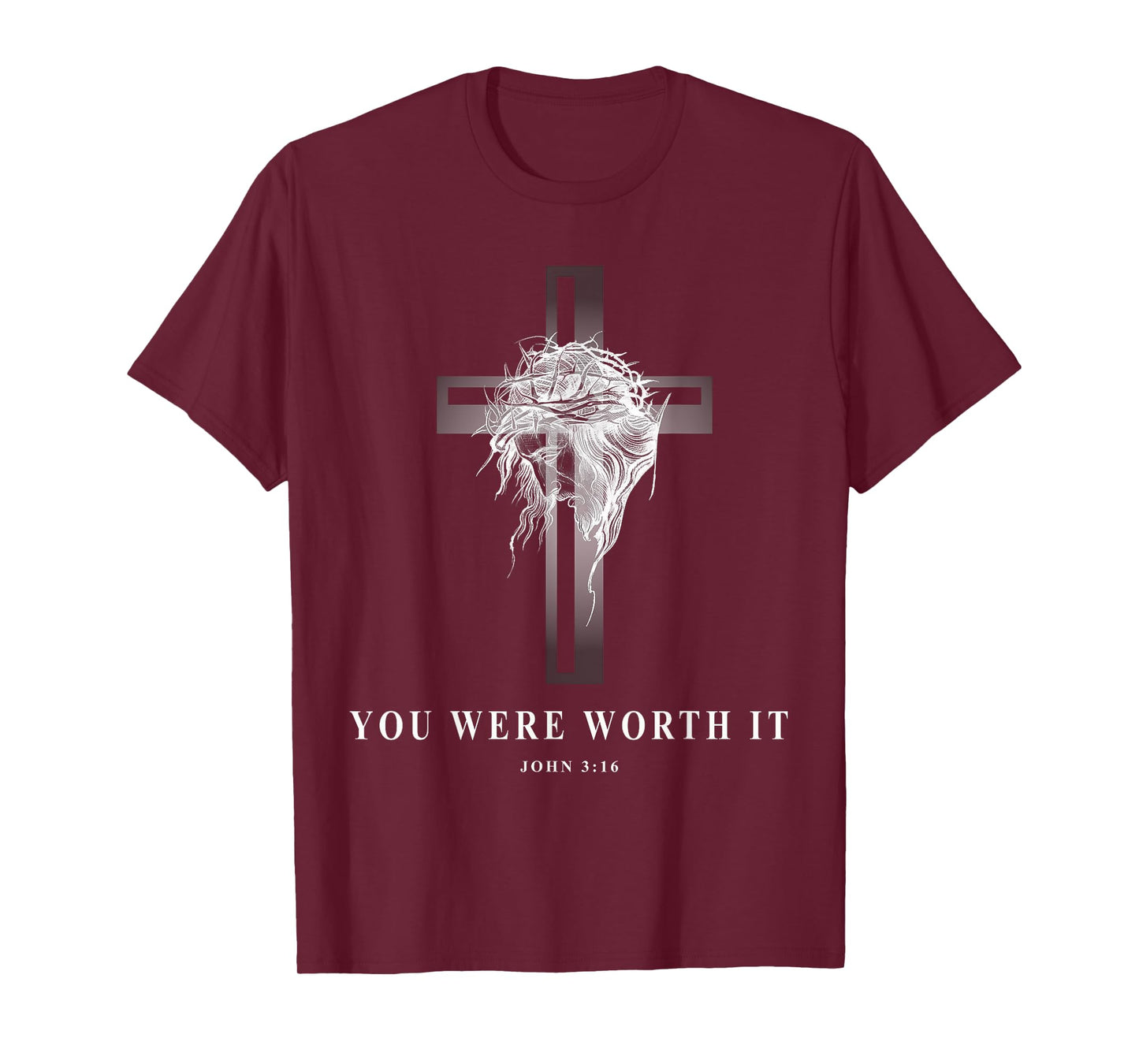 John 3:16 You Were Worth It Christian T-Shirt