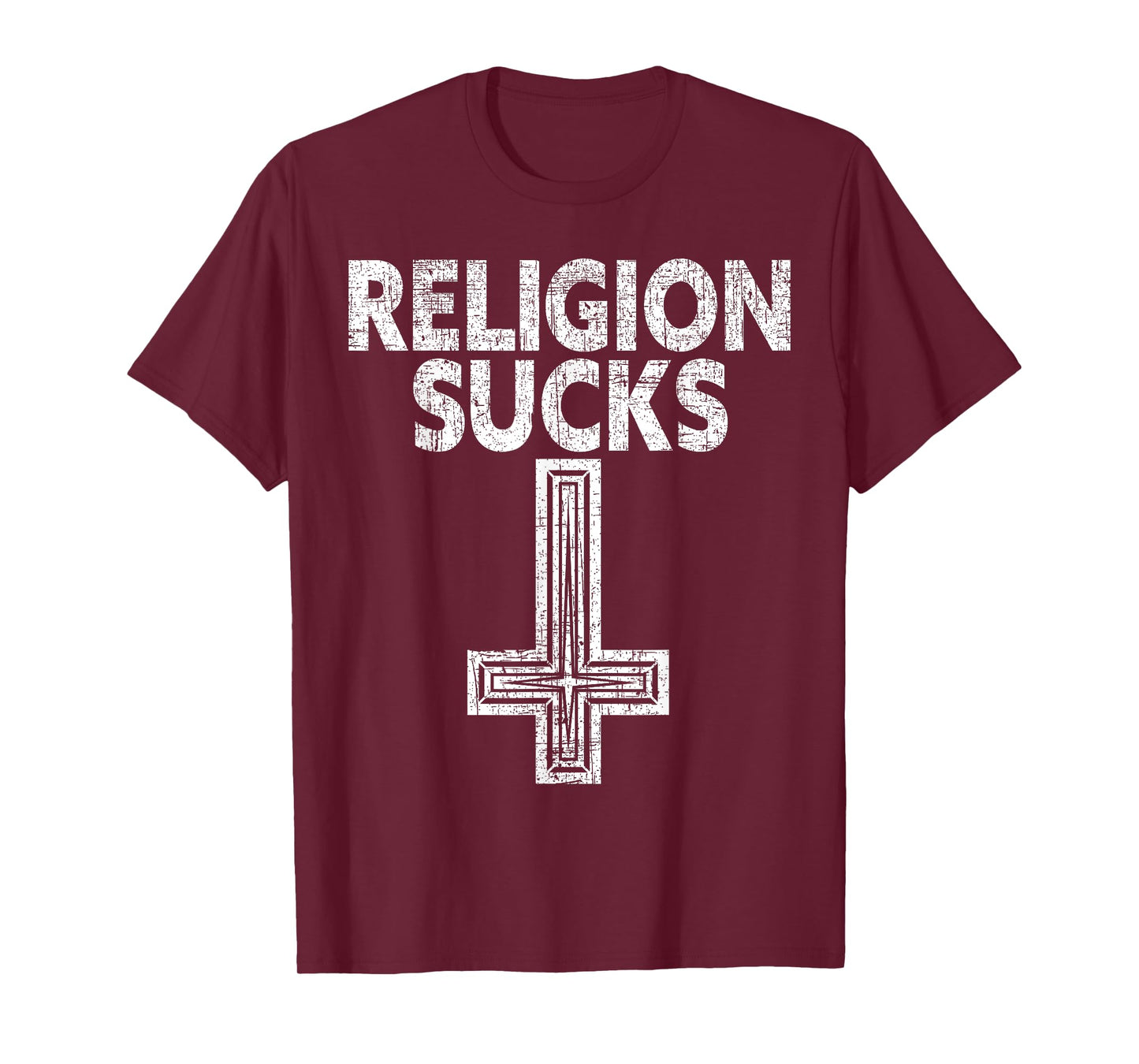 Religion Sucks Anti-Religion Agnostic Blackcraft Atheist T-Shirt