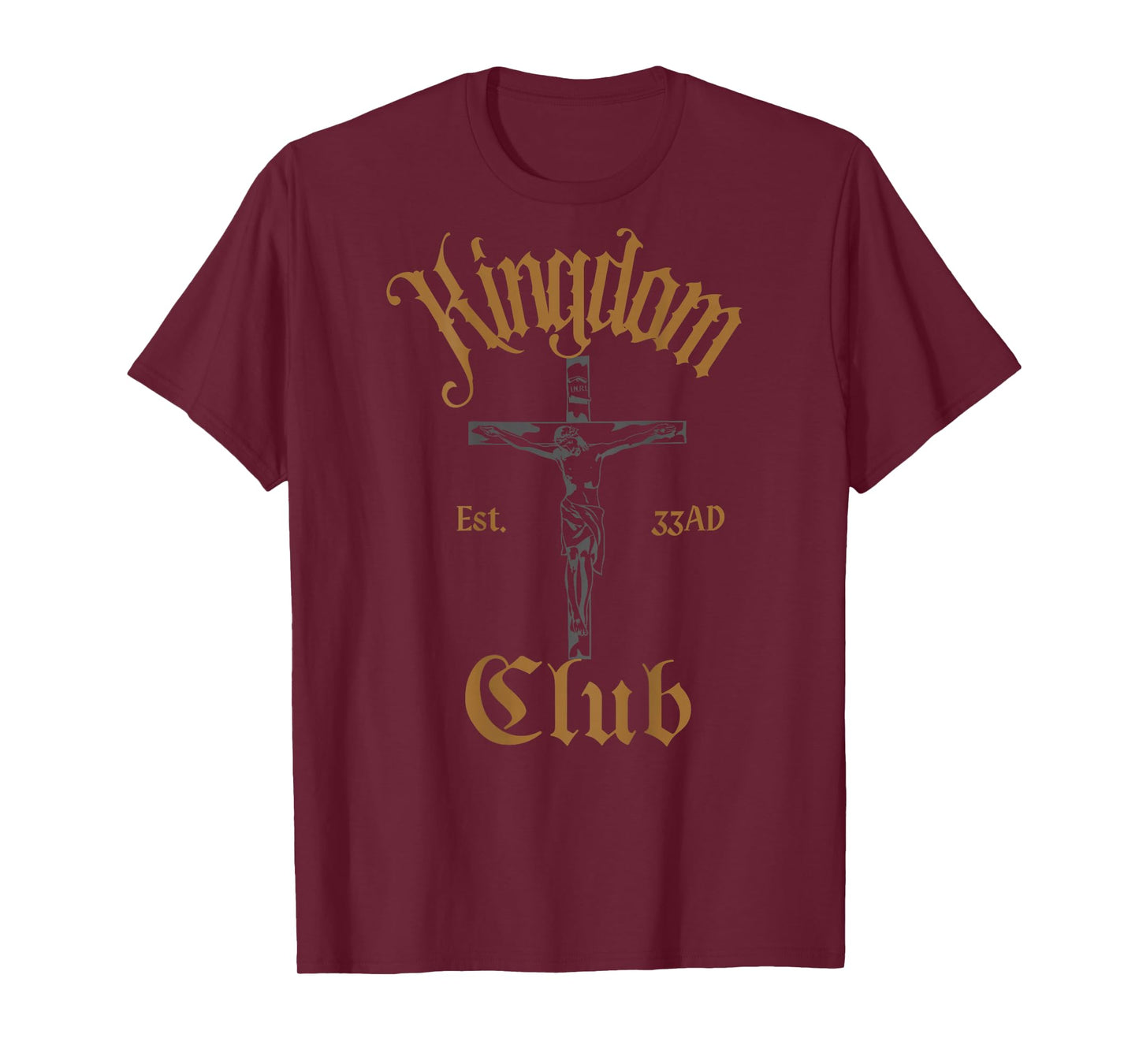 Kingdom Club Crucifix Christian Design T-Shirt