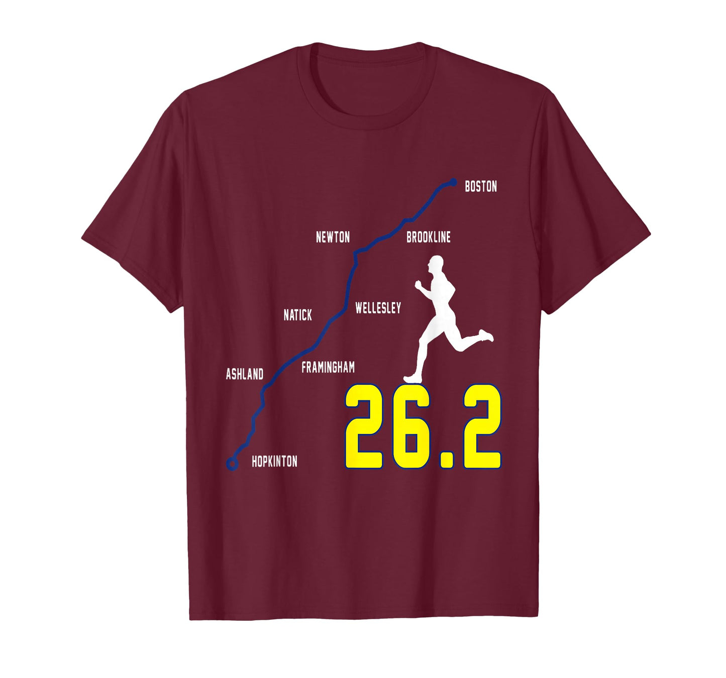Boston 2024 Marathon Runner 26.2 Miles T-Shirt
