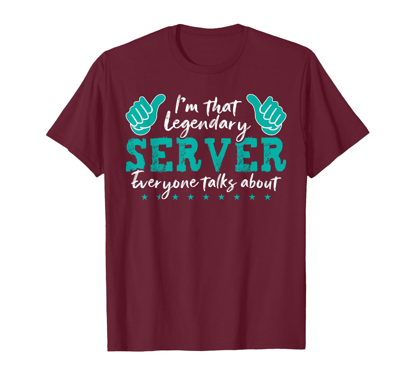 Funny Profession Quote Legendary Server T-Shirt