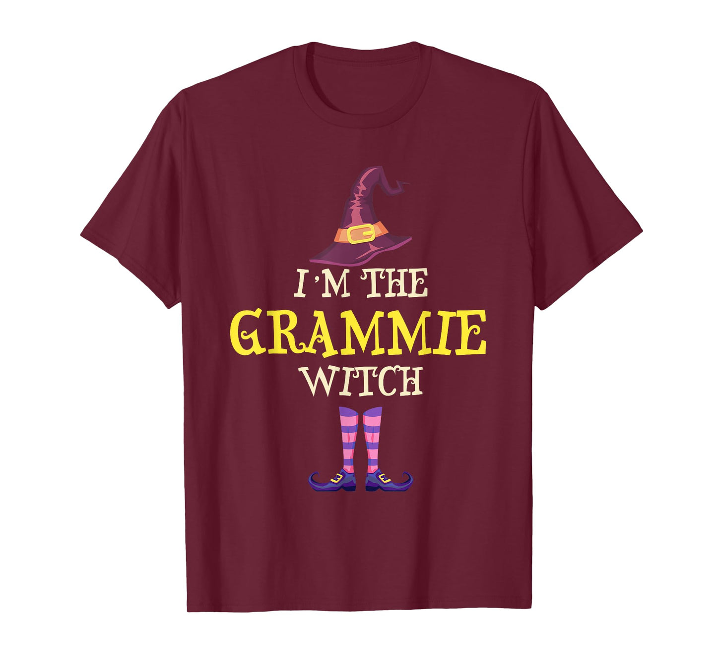 I'm The Grammie Witch Costume Halloween Funny Witchy T-Shirt