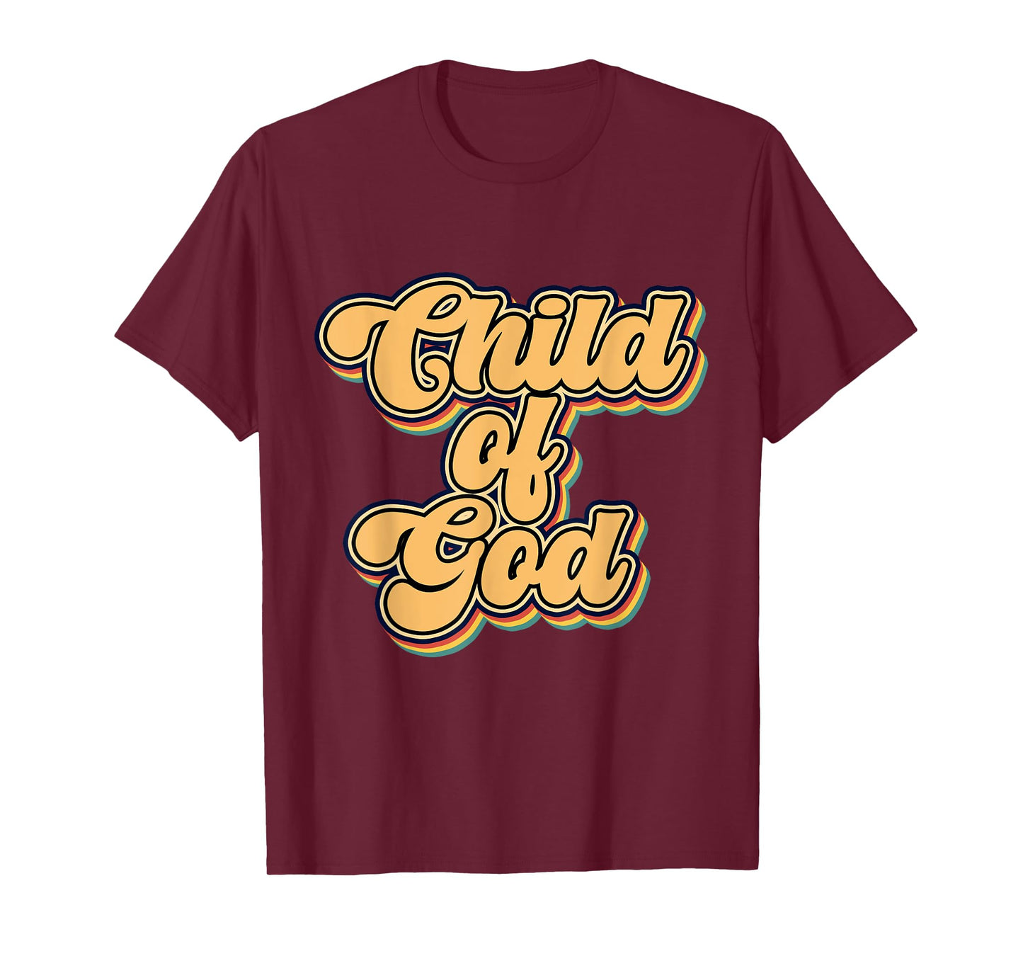 Faith Religious Rainbow Child Of God T-Shirt