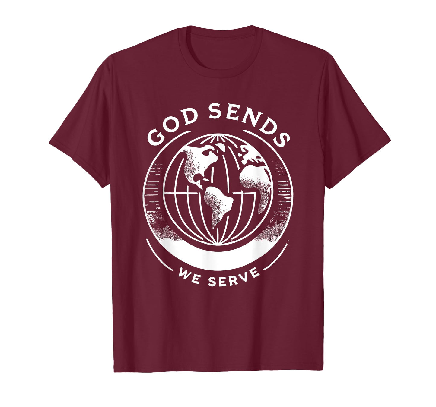 God Sends We Serve Christian Missionary Missions Trip T-Shirt