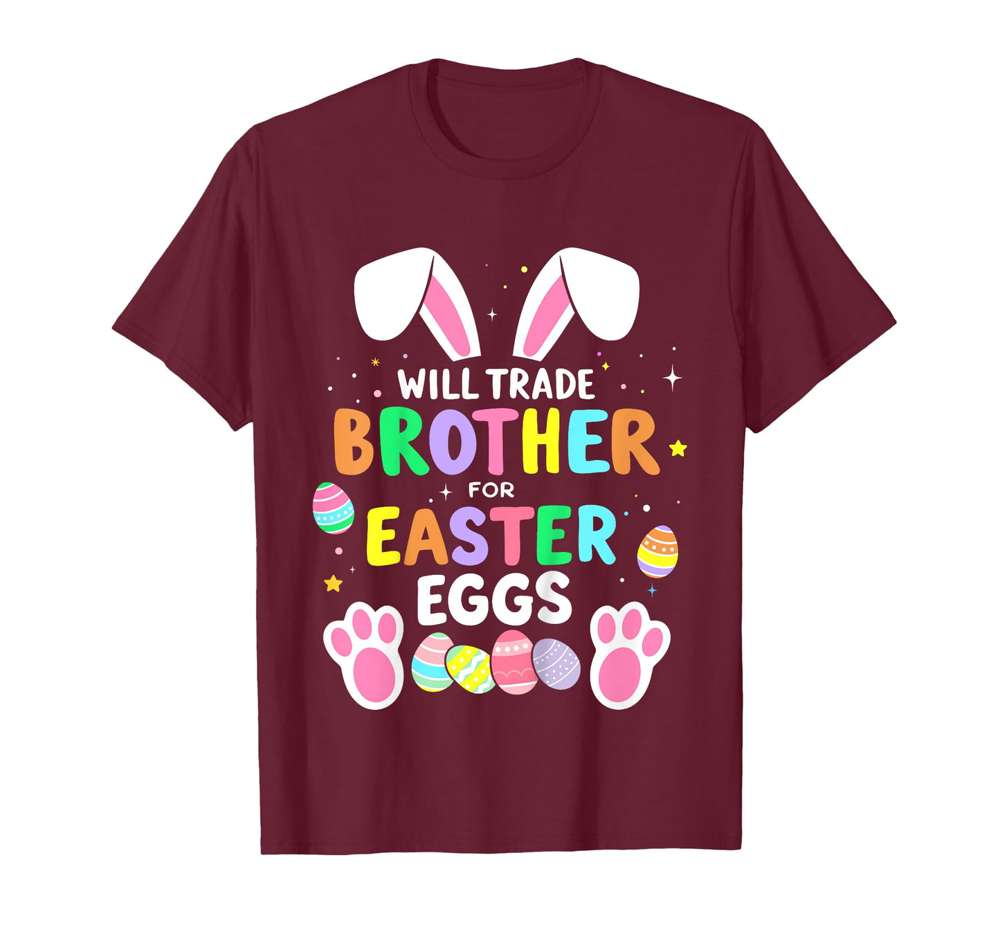 Kids Will trade brother for easter eggs funny girls toddler T-Shirt