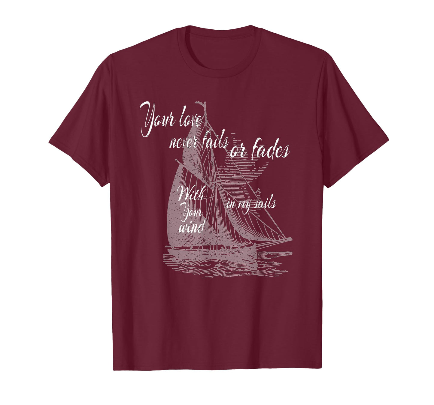 Build A Boat Christian Worship Vintage Sail boat T-Shirt