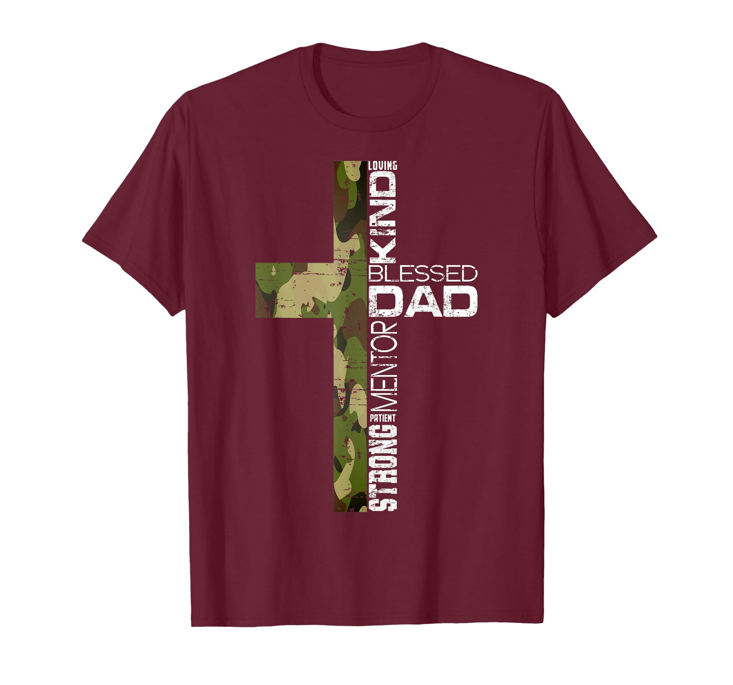 Blessed Dad Cross Christians Tee Father's Day Christian Dad T-Shirt
